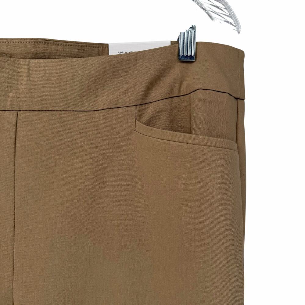 NEW Chico's Tan So Slimming Brigitte Slim Leg Pants Sz 2T (12 Tall) - Picture 3 of 8